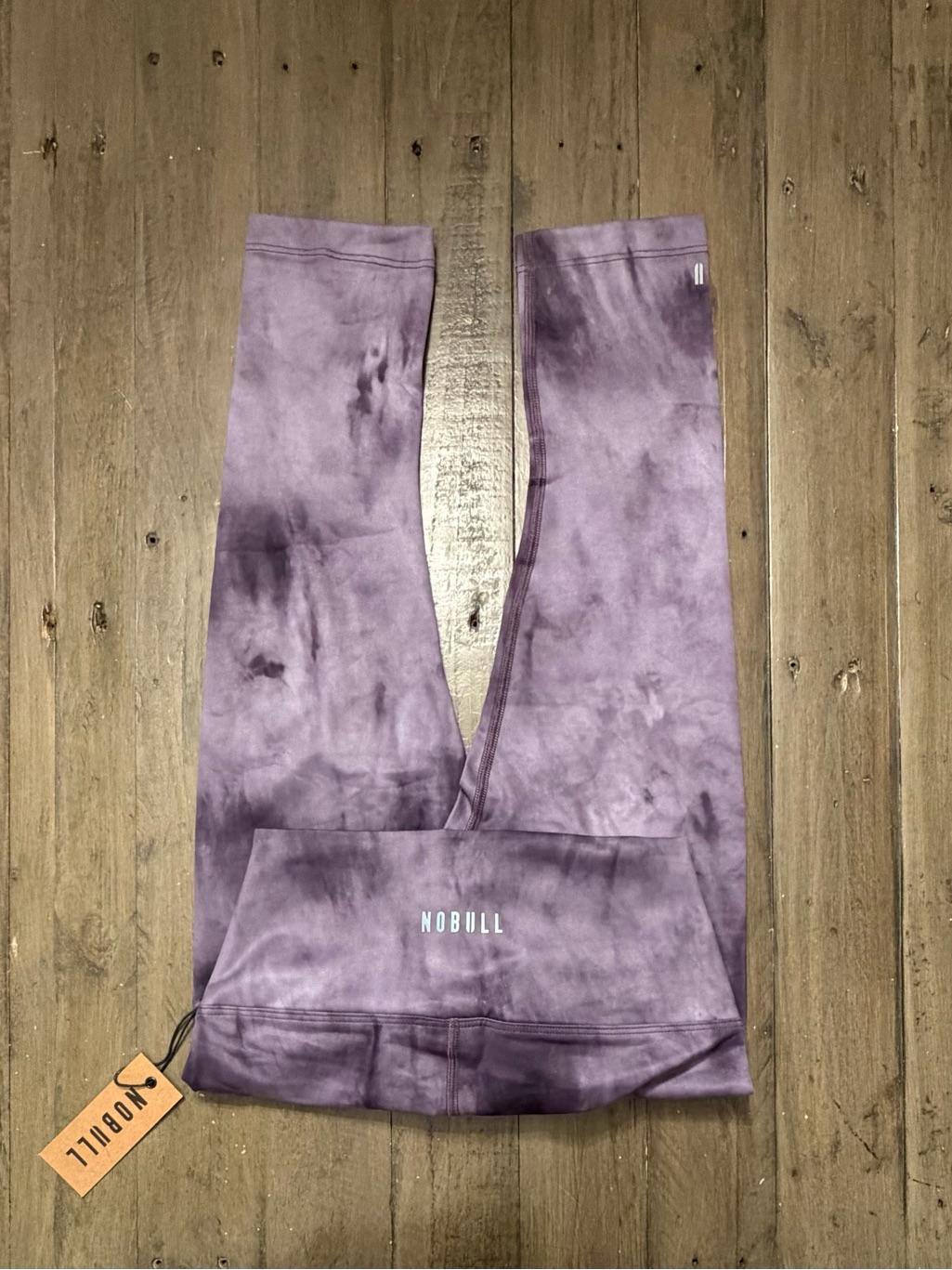 Nwt Nobull Women’s High-Rise Crop Tight - Xs - Nightshade Plum Tie Dye — image 4 of 8